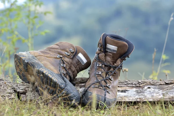 Wanderschuhe. Geländeschuhe — Stockfoto