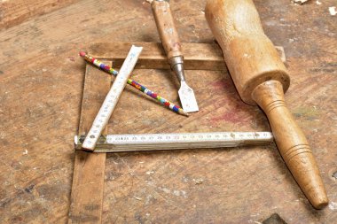 ahşap çalışma uçakla marangoz