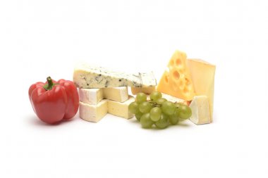 izole üzerine beyaz peynir türleri