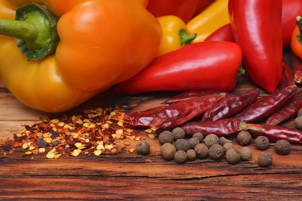 The Pepper and pepper spice — Stock Photo, Image