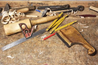 ahşap çalışma uçakla marangoz