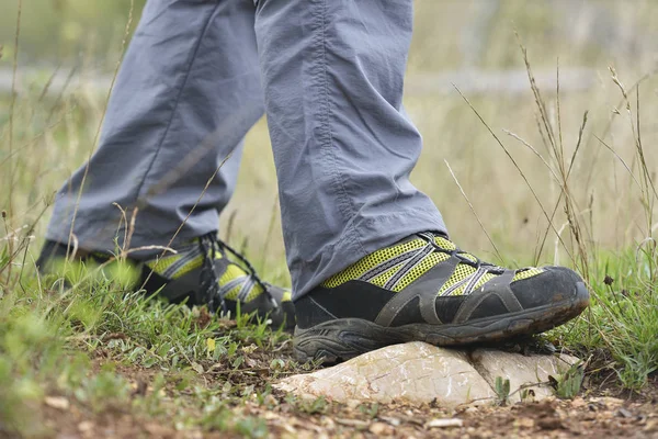 Wanderschuhe. Geländeschuhe — Stockfoto