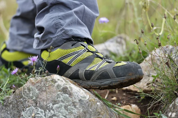 Wanderschuhe. Geländeschuhe — Stockfoto