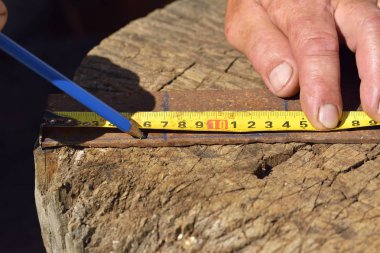 onarım, Oluşturucu, inşaat, araçlar, rulet, kalem, ölçüm, Masa, ahşap, sopa, eldiven, şerit metre