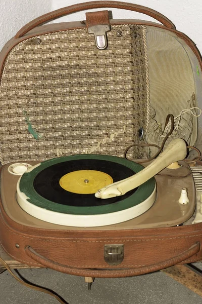 The Retro record player — Stock Photo, Image