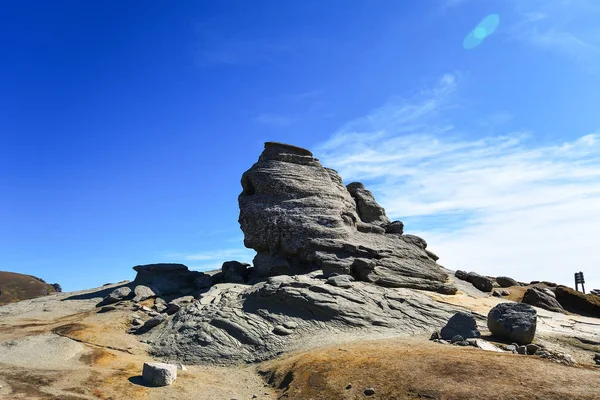 Sphinx Rumania Fenomena Geologi Terbentuk Melalui Erosi — Stok Foto