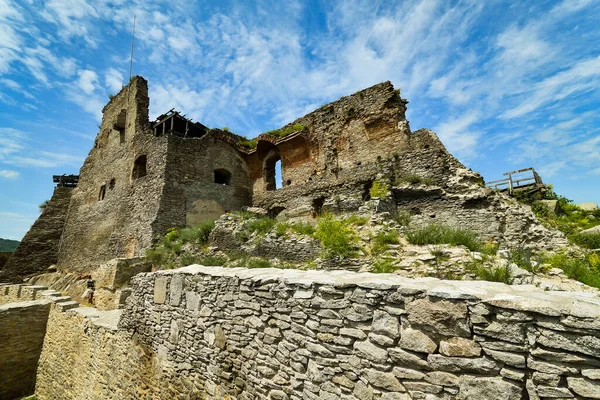 Cetatea Deva Este Cetate Situată Orașul Deva Județul Hunedoara România — Fotografie, imagine de stoc