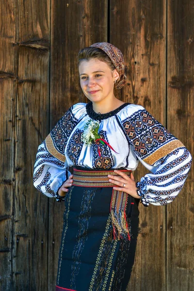 Vama Suceava Rumänien Sebtember 2019 Traditionell Weding Whit Traditional Wear — Stockfoto