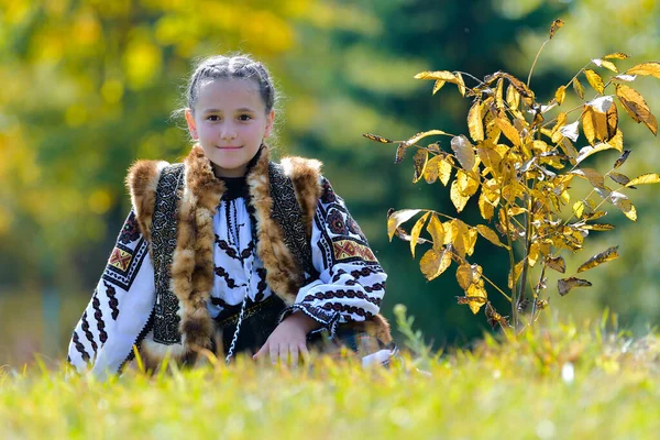 Vama Suceava Romania Settembre 2019 Abbigliamento Tradizionale Con Abiti Tradizionali — Foto Stock