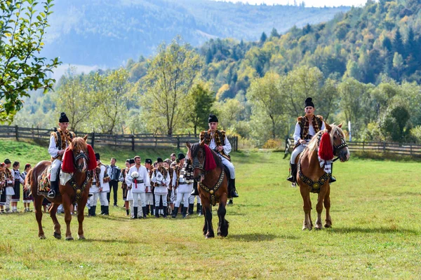 Vama Suceava Rumunsko Sebtember 2019 Tradiční Weding Whit Tradiční Nošení — Stock fotografie