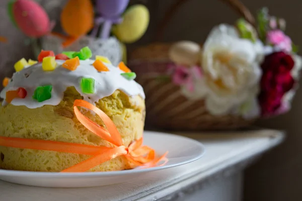 Hacer Pasteles Pascua Casa Cocinar Masa —  Fotos de Stock