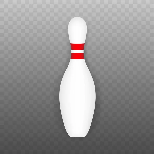 Bowling poster. Bowling game leisure concept. Vector stock illustration. — Stock Vector