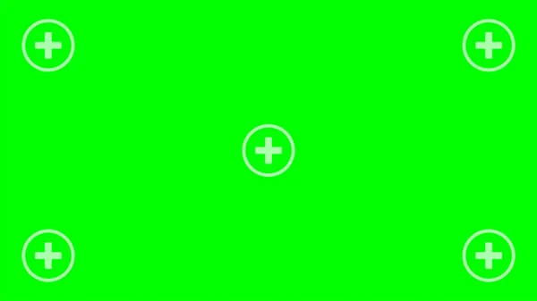 Πράσινο Χρωματικό Σημείο Τροχιάς Χρωματογραφικό Υπόβαθρο Εικονογράφηση Διανύσματος — Διανυσματικό Αρχείο