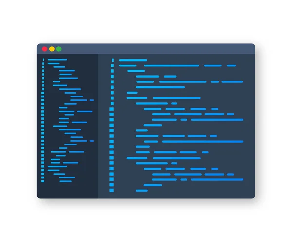 Digital Java Code Text Computer Software Coding Vector Concept Programming — Stock Vector