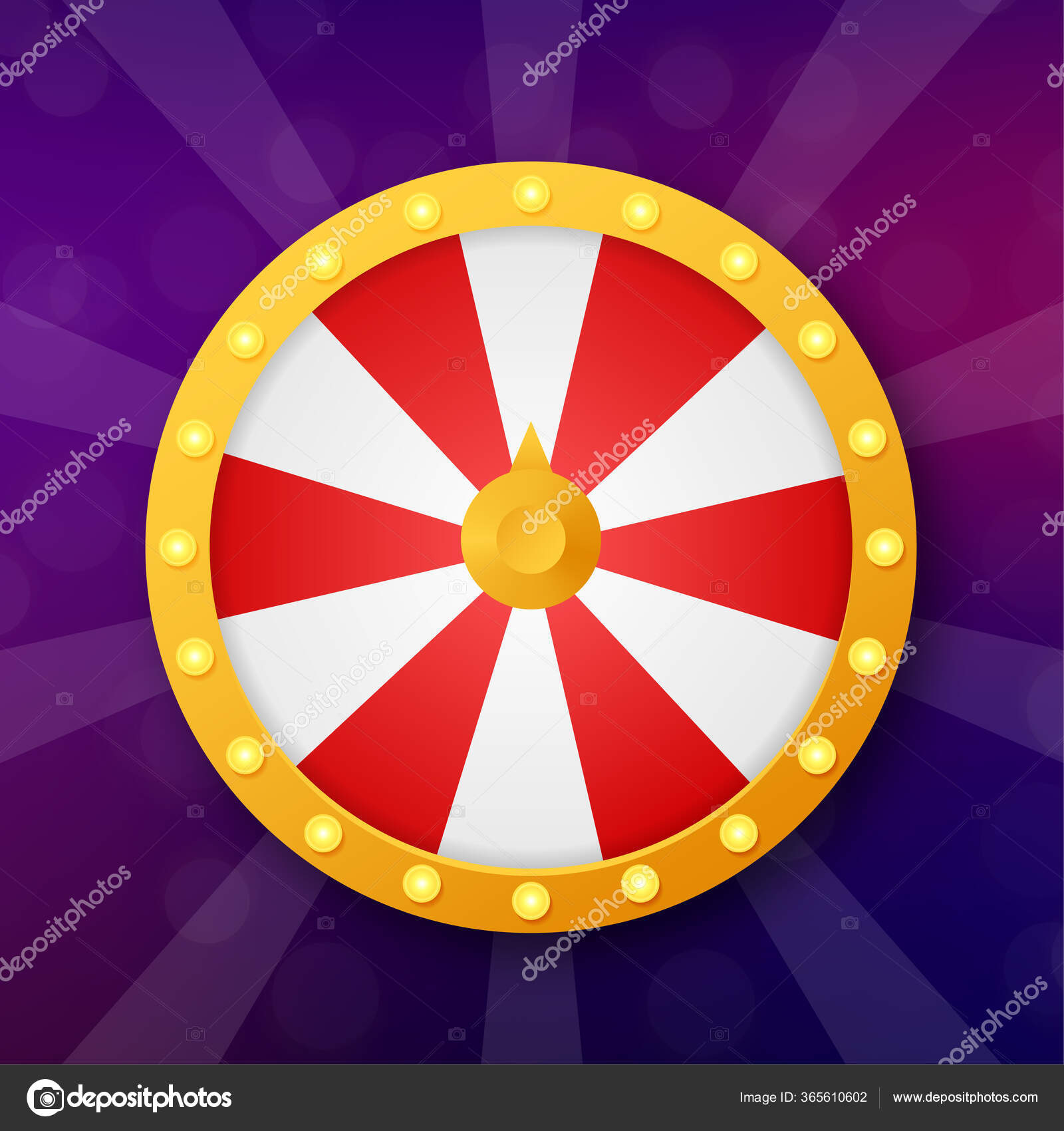 ルーレット３次元の運勢 ゲームのホイール幸運とジャックポットを獲得 オンラインカジノの概念 インターネットカジノマーケティング  ベクターストックイラスト ストックベクター ©appleboy 365610602