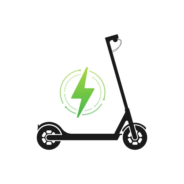 Ícone Scooter Elétrico Estilo Vida Moderno Eco Transporte Para Estilo —  Vetores de Stock