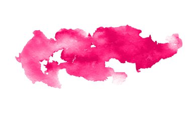 Renkli soyut suluboya lekesi, sıçrama ve sıçrama izleri. Moda tasarımı için modern yaratıcı suluboya arkaplan.