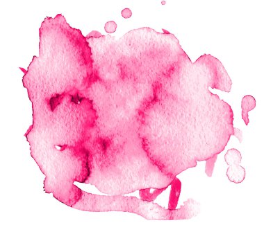 Renkli soyut suluboya lekesi, sıçrama ve sıçrama izleri. Moda tasarımı için modern yaratıcı suluboya arkaplan.