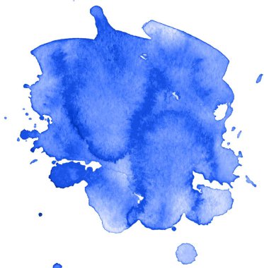 Renkli soyut suluboya lekesi, sıçrama ve sıçrama izleri. Moda tasarımı için modern yaratıcı suluboya arkaplan.