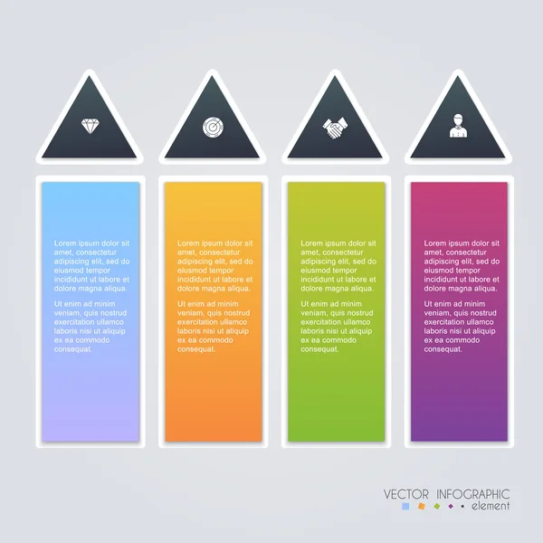 Infographic sjablonen voor zakelijke — Stockvector