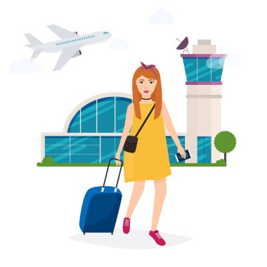 Travel and tourism concept clipart