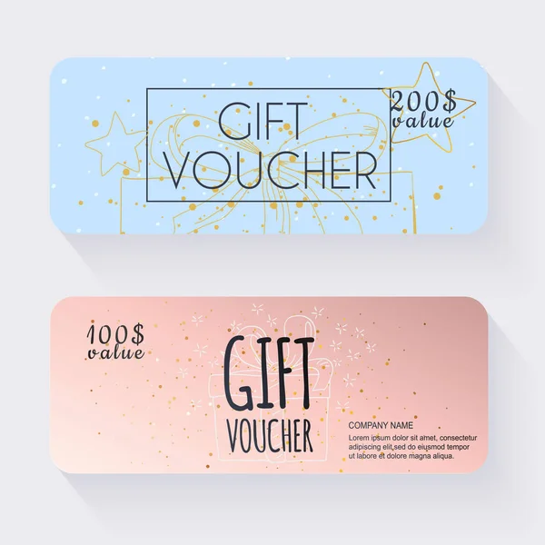 Gift Butcher template — 스톡 벡터