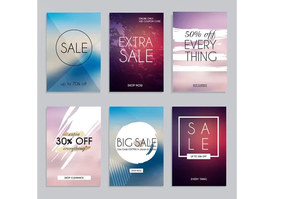 Sale website banners  template