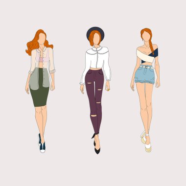 moda kadınları 