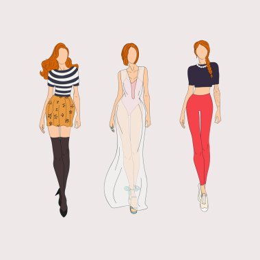 moda kadınları 