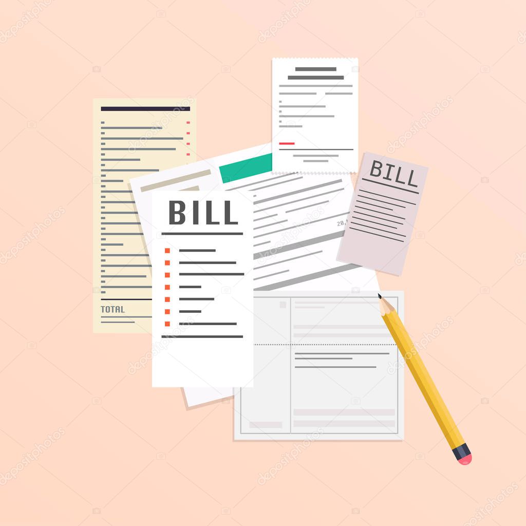 payment of utility, bank, restaurant and other bills. 