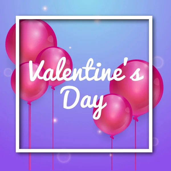 Tarjeta para San Valentín — Vector de stock