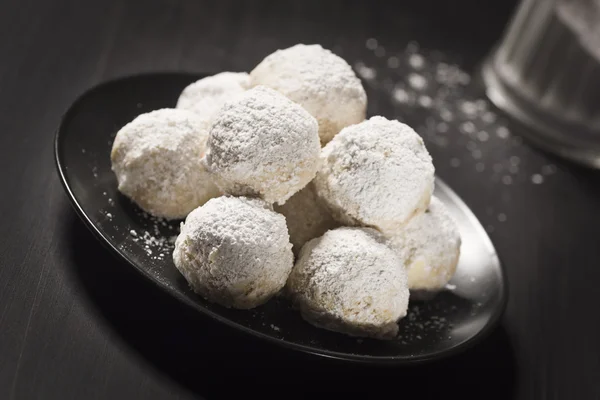 Mexicaanse bruiloft Cookies, Russische thee Cakes of Snowball Cookies — Stockfoto