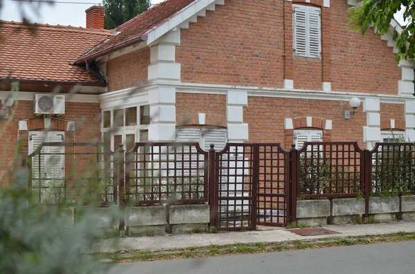 Brick Terrestrial House — Stock Photo, Image