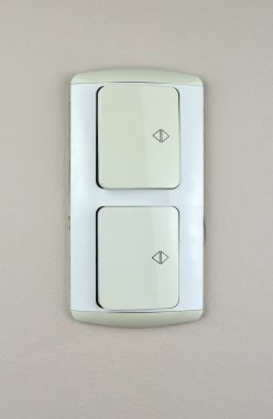 Beyaz anahtar fişleri