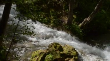 Akıntılı dağ nehri