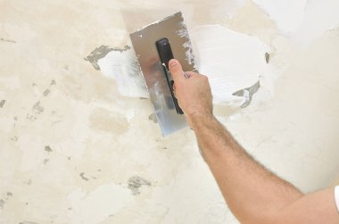 Spackling bileşik uygulama