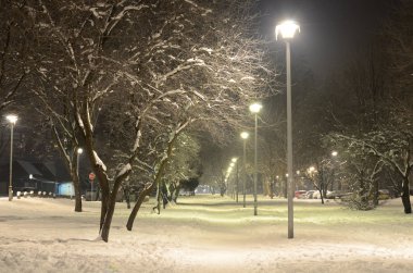Bir ara sokakta gece sahne
