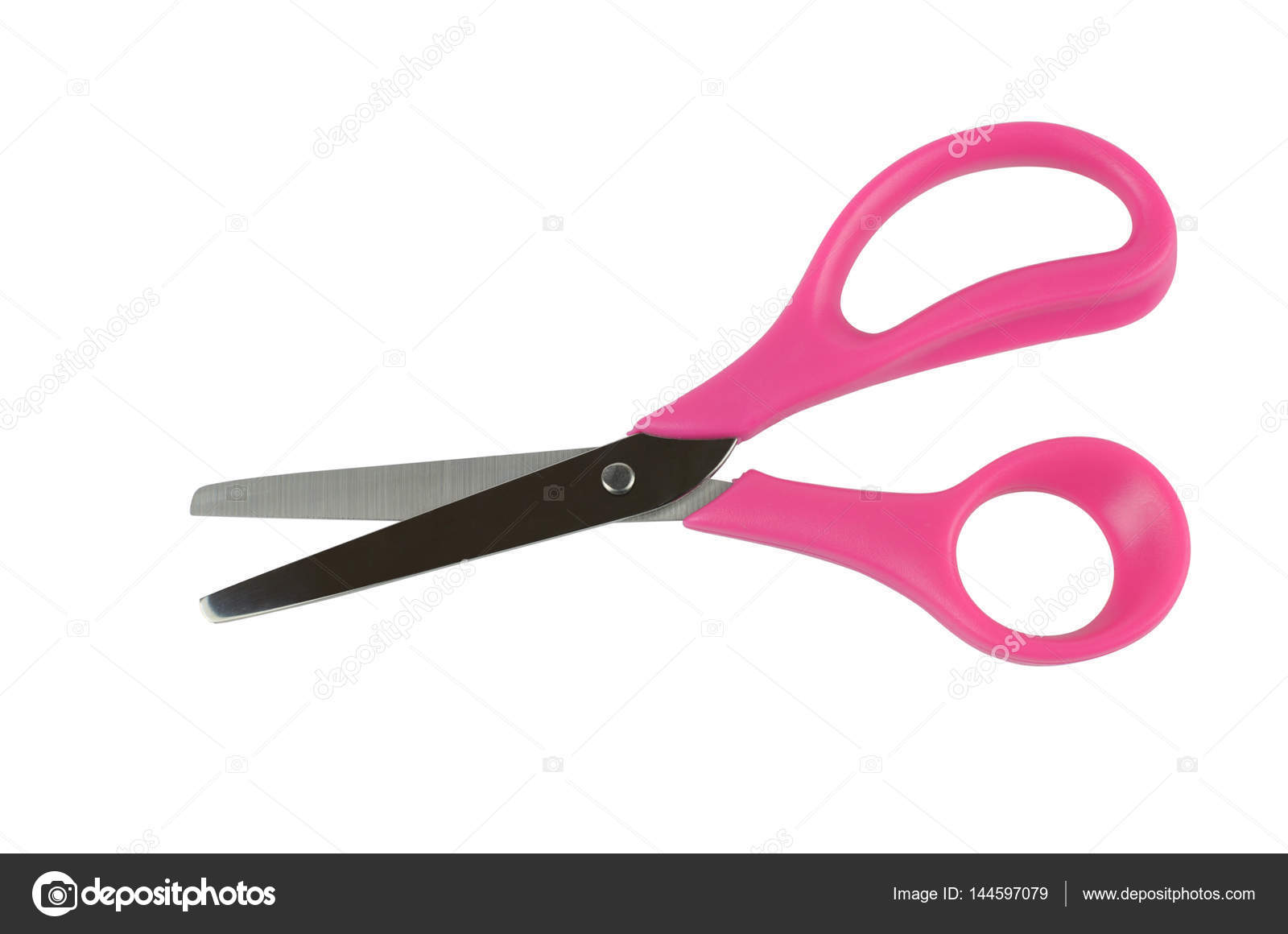Isolated Pink Scissors Photos and Images & Pictures