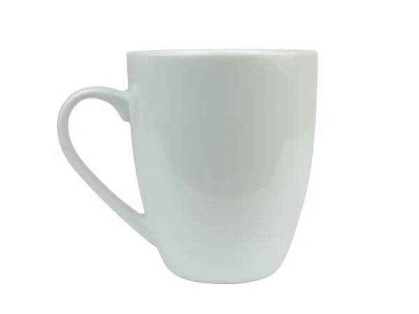 Tasse en porcelaine blanche — Photo