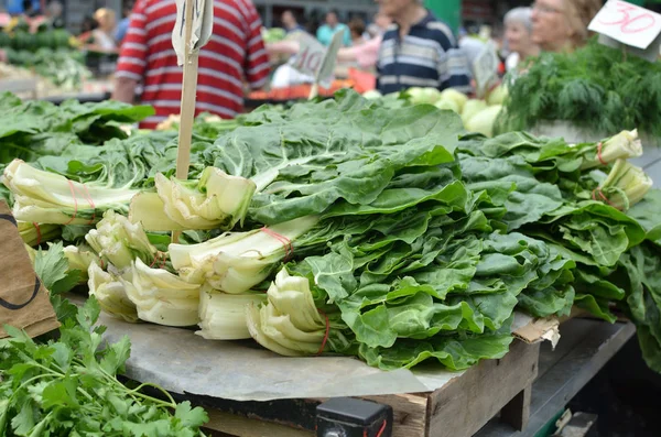 Mangold on Market Stand — Stock Photo, Image