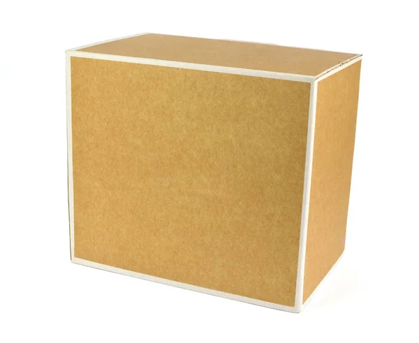 Cardboard square box — Stock Photo, Image