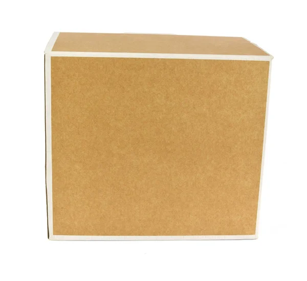 Square box of cardboard — Stock Photo, Image