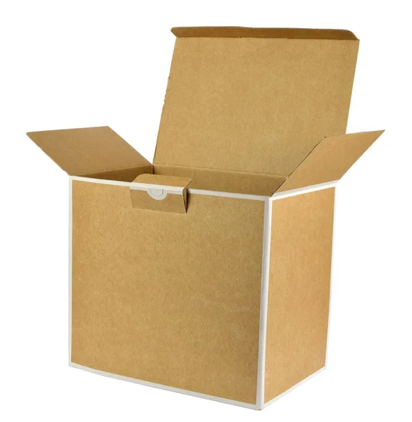 Open cardboard box — Stock Photo, Image