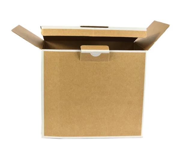 Open cardboard box — Stock Photo, Image