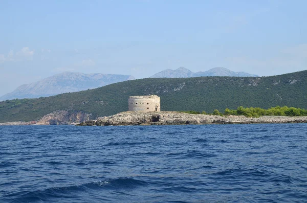 Mamula ostrov v Jaderském moři — Stock fotografie