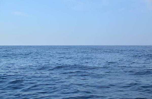 Sea and sky as a background