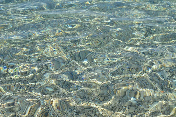 Superficie del agua de mar — Foto de Stock