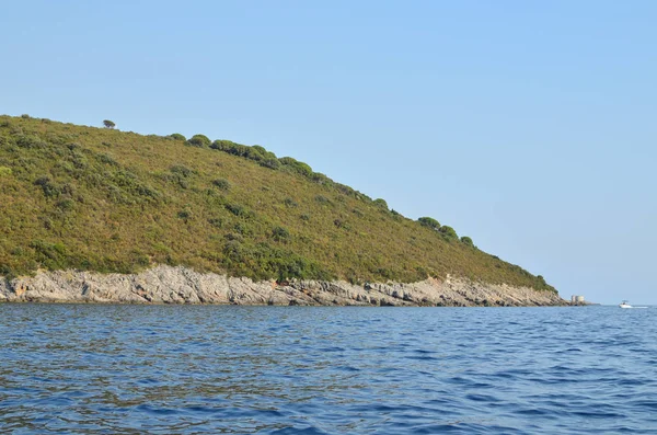 Adriyatik Denizi kıyı şeridi — Stok fotoğraf