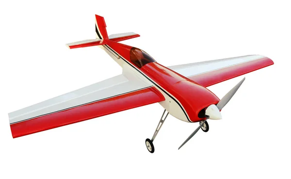 Modelvliegtuig op een witte achtergrond — Stockfoto