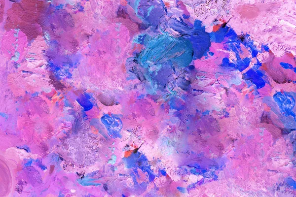 Růžové a modré abstraktní pozadí. Struktura tahů štětcem. Bri — Stock fotografie